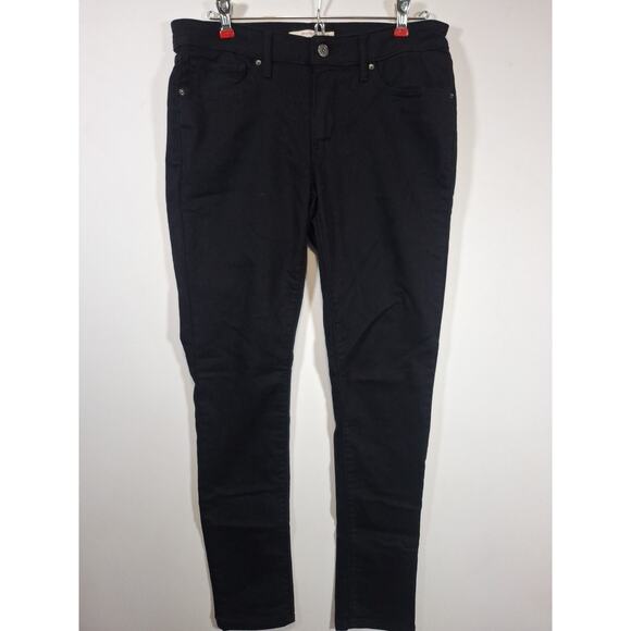 Levi's 711 Skinny Jeans Women's 30x30 Black - Picture 1 of 6